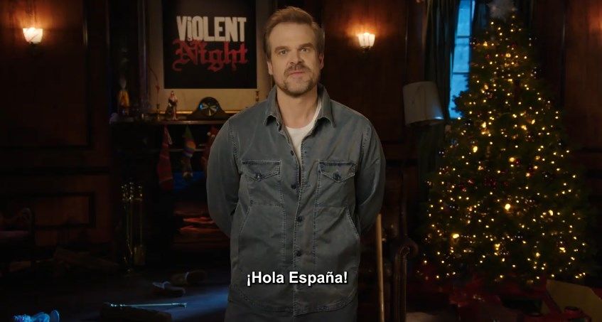 Saludo David Harbour - Noche de Paz